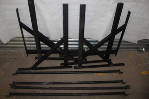 Thumbnail image of 2 Sets Of Gym Wall Mounted Pull Up Bars Equipment Fitness Workout 6 Bars Inc 