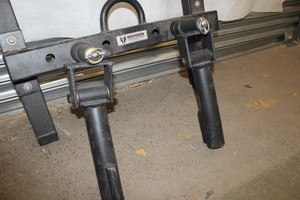 Thumbnail image of Barbell Holder T-Bar Row Platform Double Commercial Weight Lifting Gym Equipment