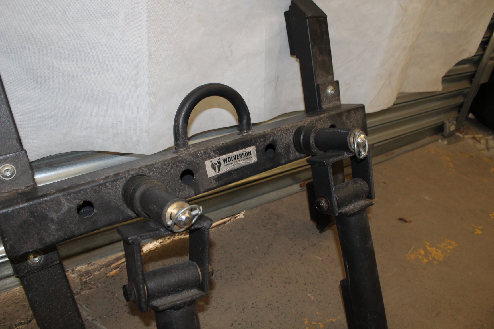 Image of Barbell Holder T-Bar Row Platform Double Commercial Weight Lifting Gym Equipment