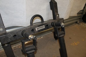 Thumbnail image of Barbell Holder T-Bar Row Platform Double Commercial Weight Lifting Gym Equipment