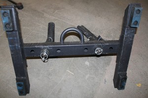 Thumbnail image of Barbell Holder T-Bar Row Platform Double Commercial Weight Lifting Gym Equipment