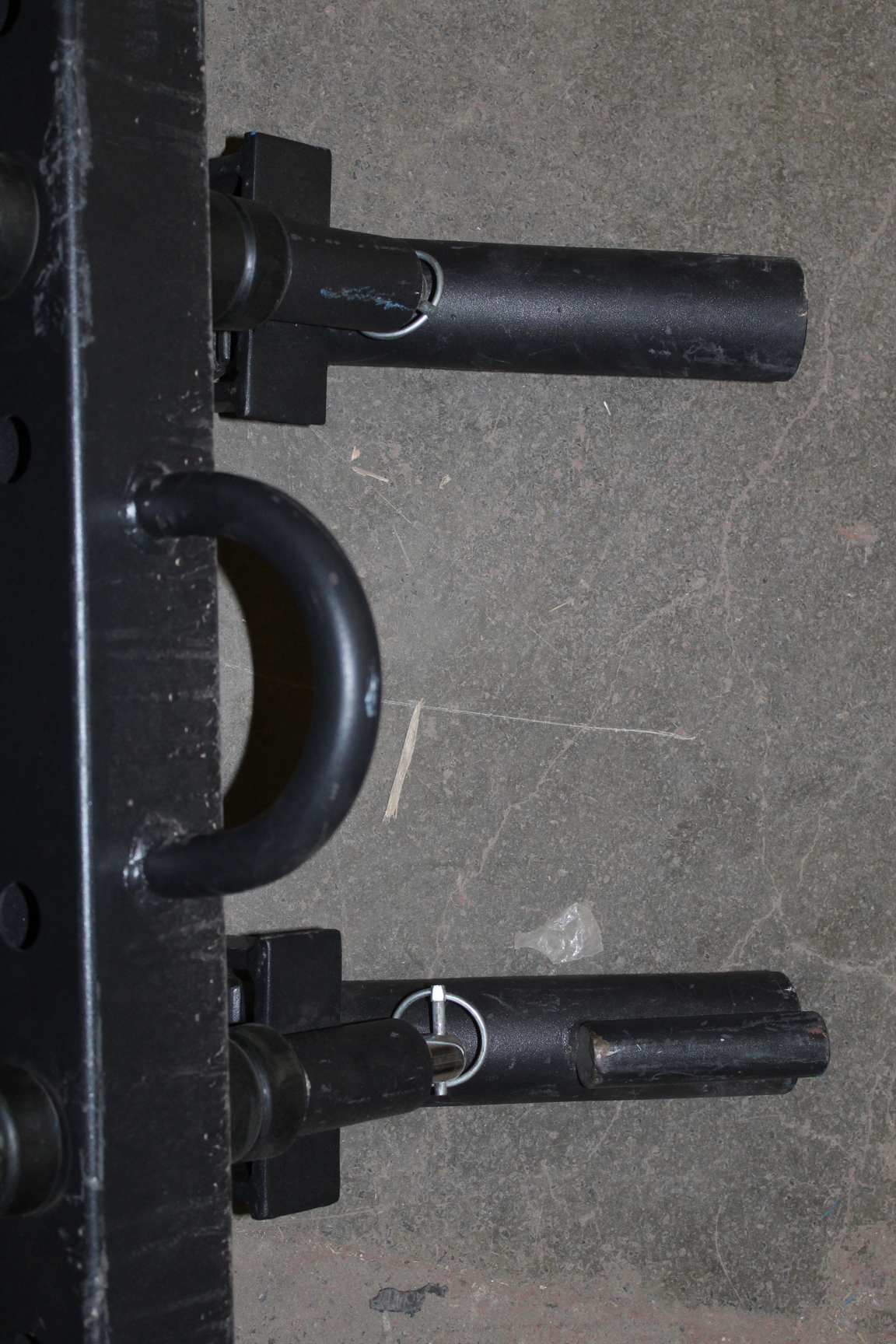 Image of Barbell Holder T-Bar Row Platform Double Commercial Weight Lifting Gym Equipment