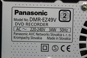 Thumbnail image of Panasonic DMR-EZ49V DVD/ VHS Combo Recorder W/ Freeview (Copy tapes to DVD)