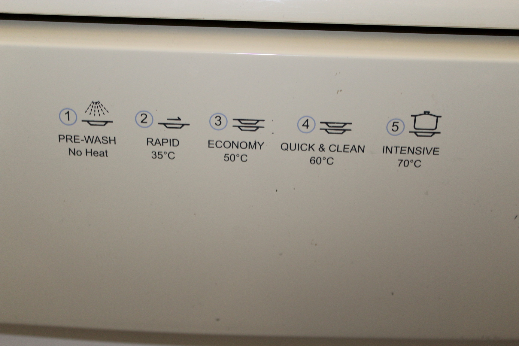 Image of Beko Dishwasher AAA Class DWD 5410-W Intensive Wash 12 Place Setting 