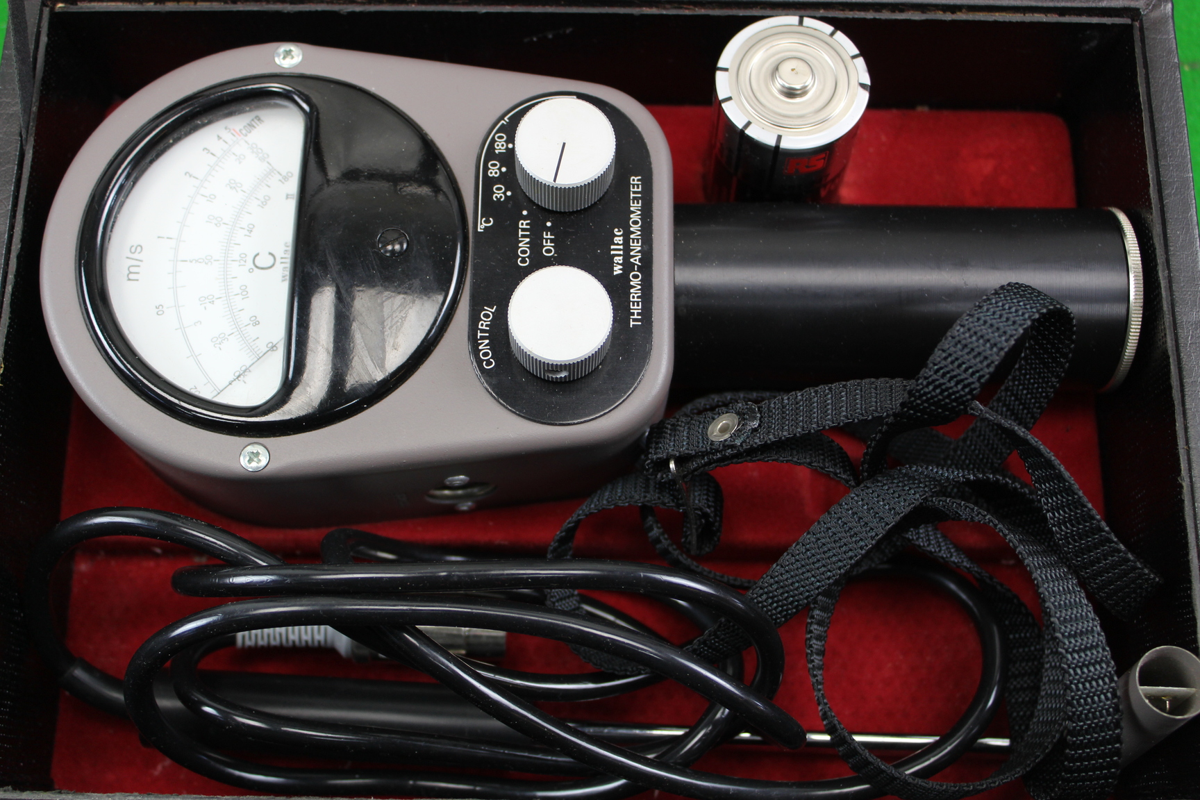 Image of Wallac Thermo Anemometer Calibration Certificate Degrees Laboratory