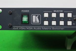 Thumbnail image of Kramer VP 4x4 VGA/XGA Audio Matrix Switcher 