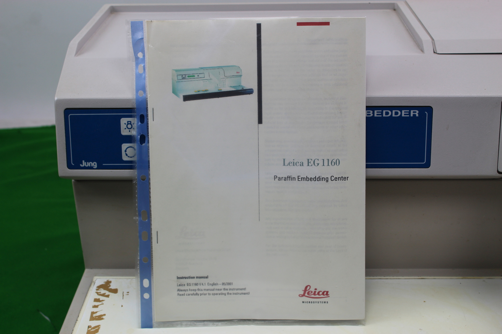 Image of Leica EG 1160 Paraffin Embedding Center W/ Instruction Manual System Laboratory 
