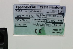 Thumbnail image of Eppendorf 5415D Centrifuge With Rotor,Faulty, Spares/Repairs.
