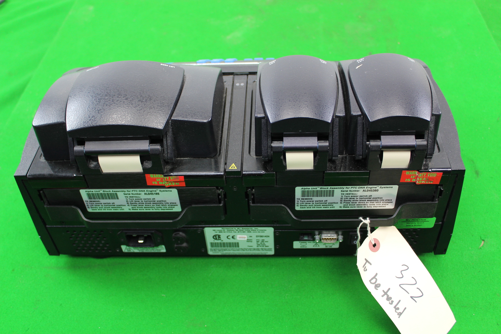 Image of MJ Research Peltier Thermal Cycler DNA Teste