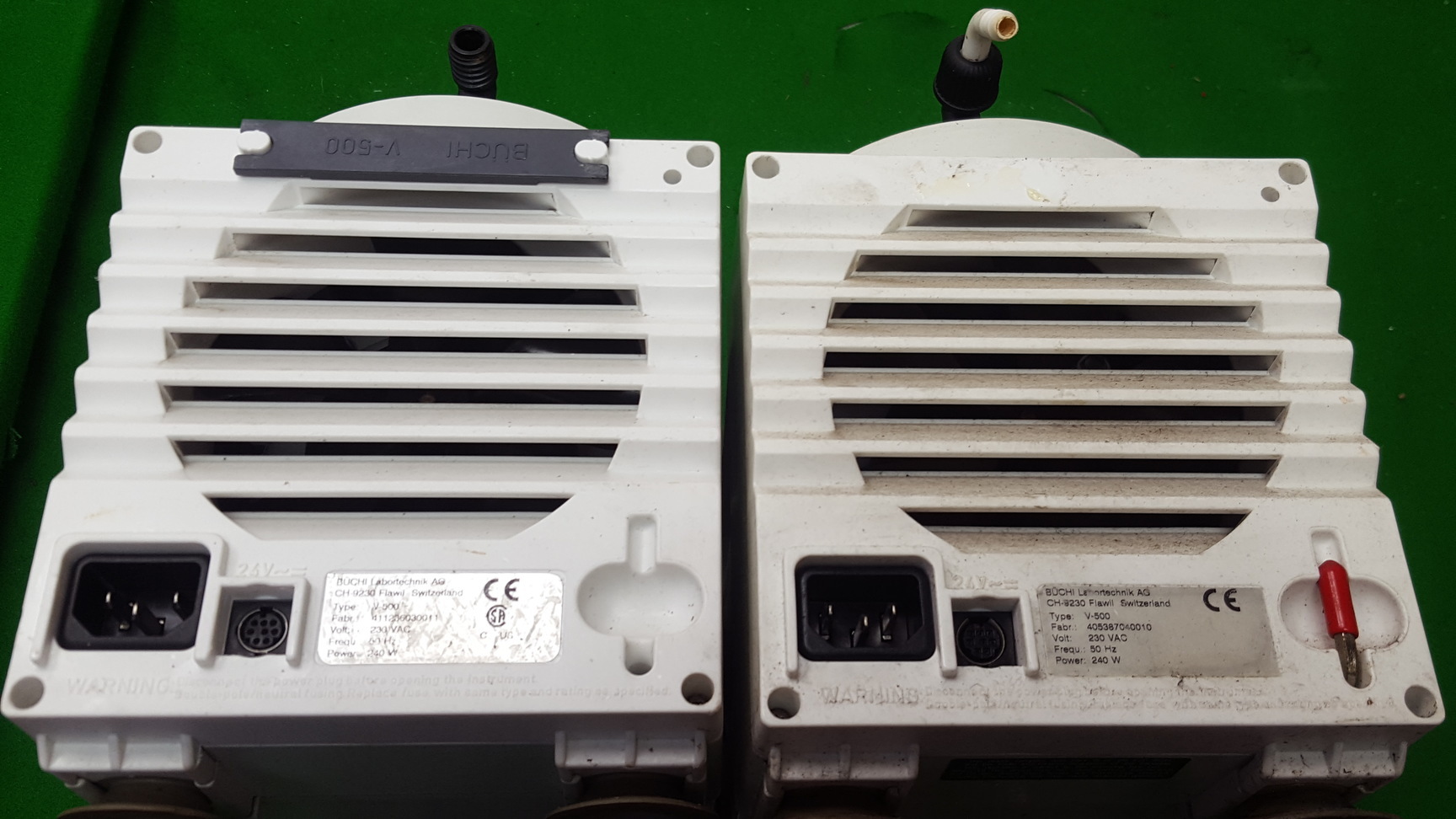 Image of 2x Faulty V-500 Buchi Vacuum Pumps