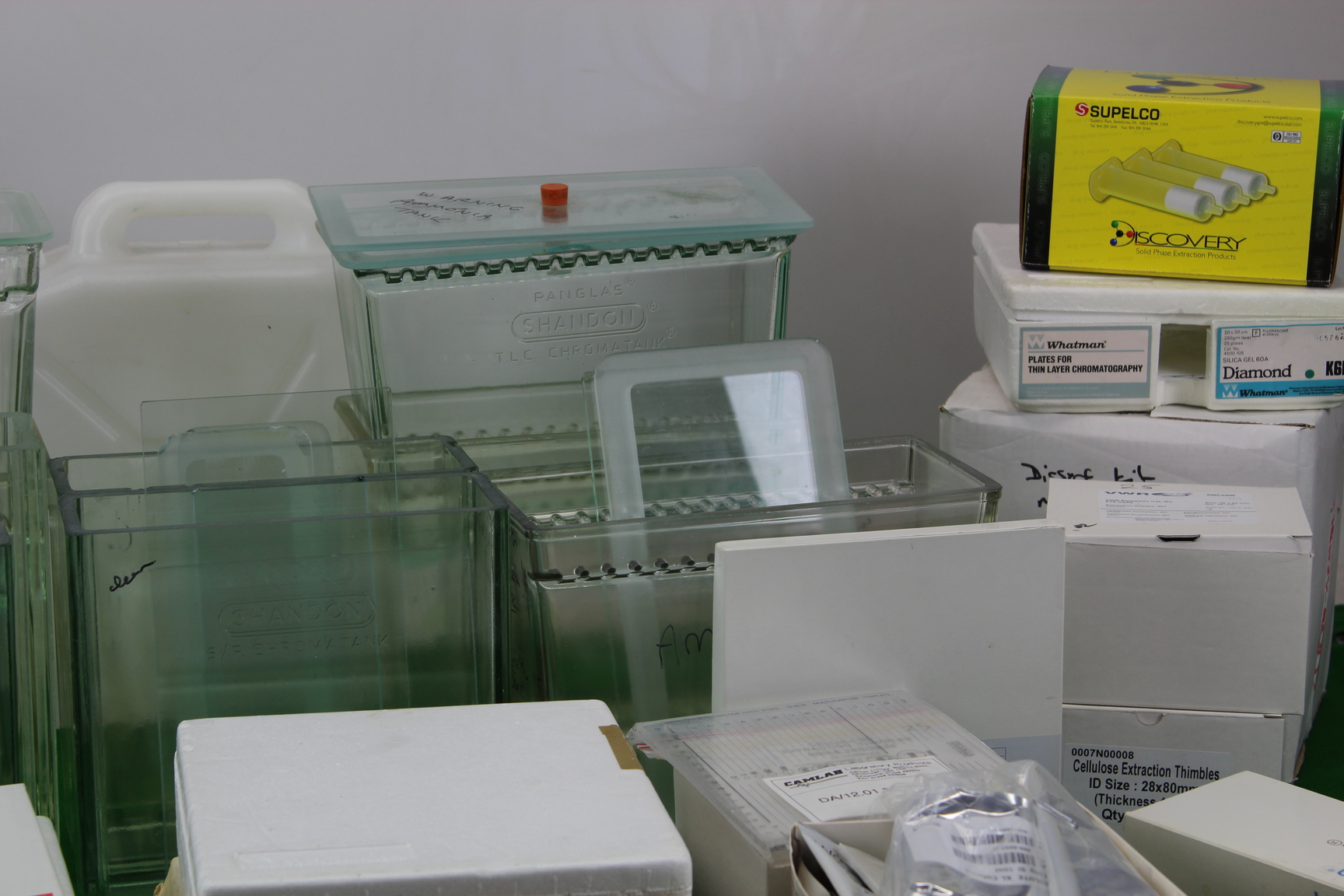 Image of Job Lot Of Chromatography Accessories Inc Whatman Biotage Shandon Varian Lab