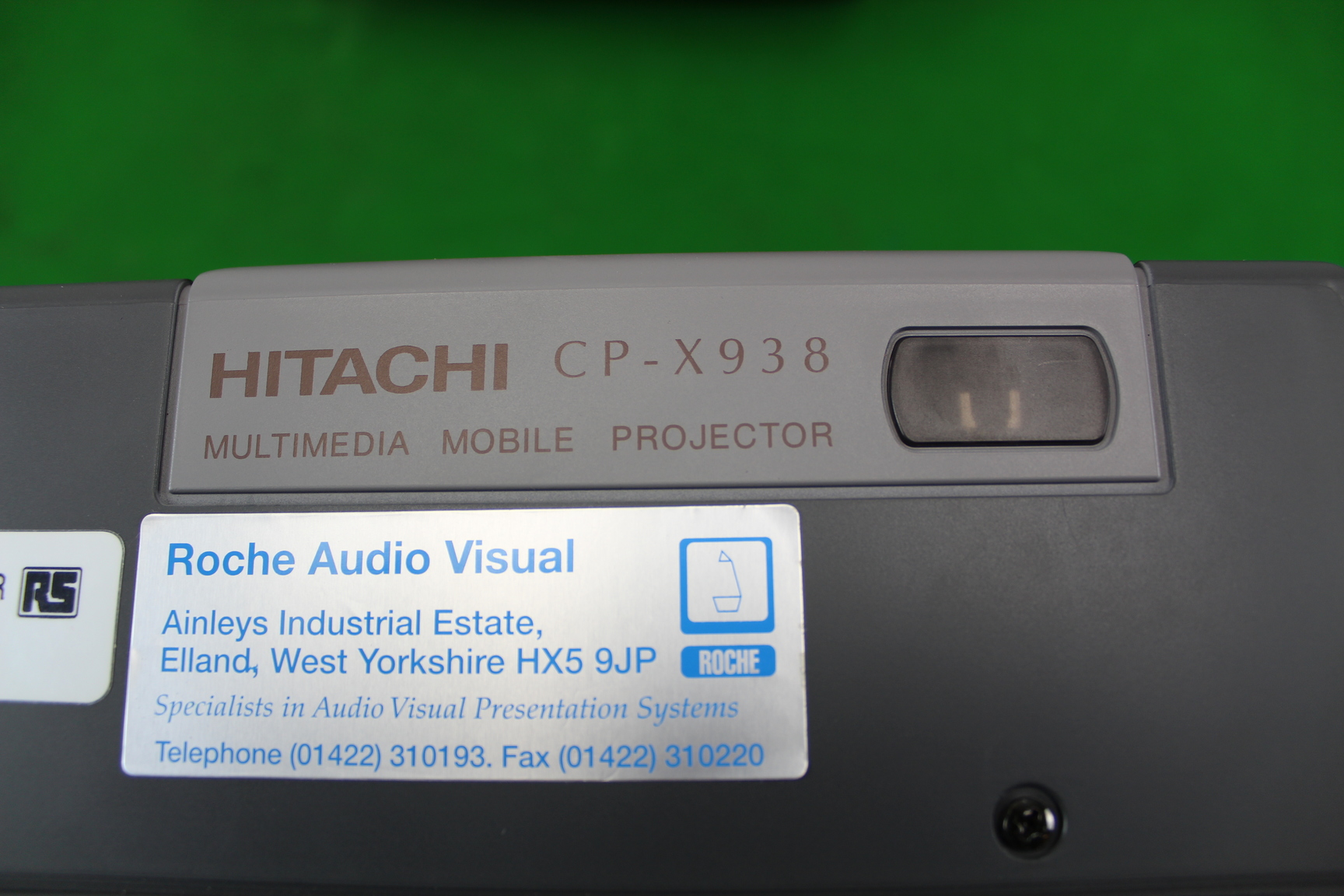 Image of Hitachi CP-X938 Projector Electronic Multimedia Mobile Projector LCD Working 