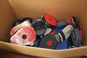Thumbnail image of Small Job Lot Of Sports Equipment Mainly Boxing Tennis Badminton Exercise