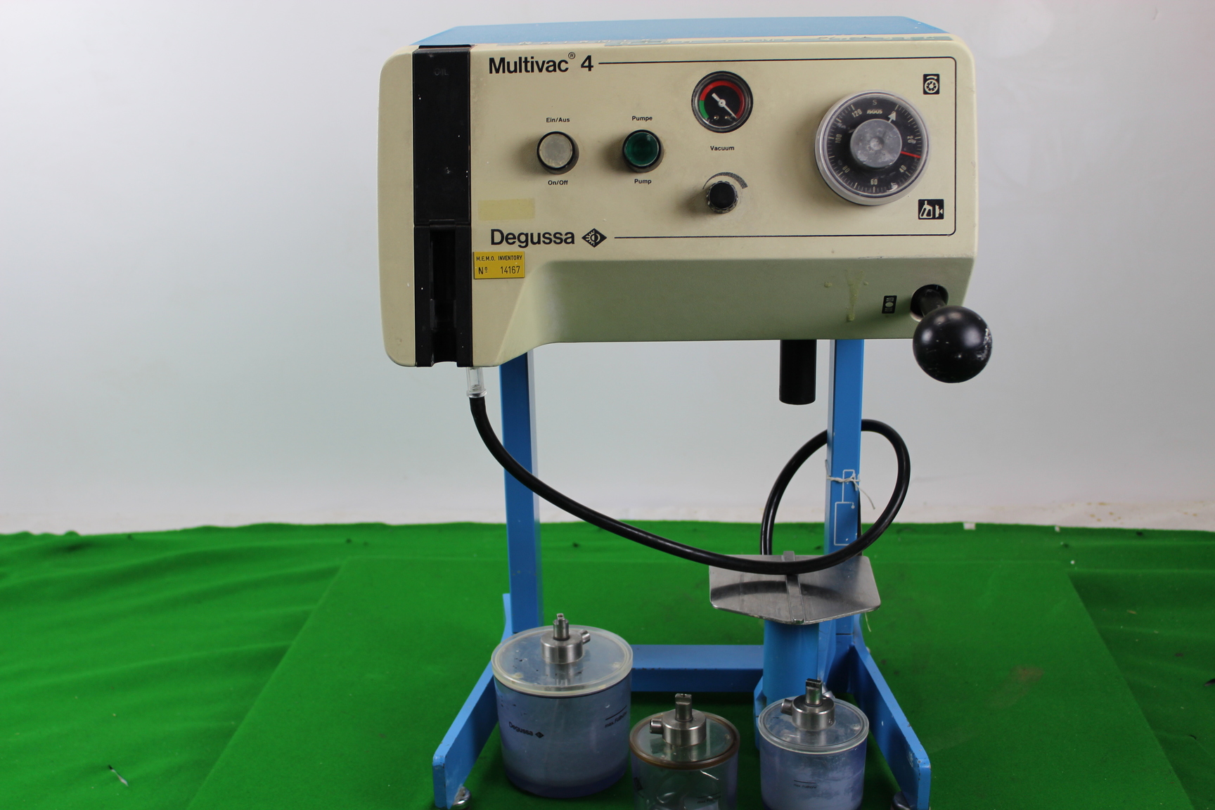 Image of Degussa Multivac 4 Vacuum Mixer Stirring Device inc 3 Cups Dental Lab Equipment