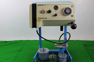 Thumbnail image of Degussa Multivac 4 Vacuum Mixer Stirring Device inc 3 Cups Dental Lab Equipment