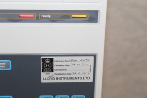 Thumbnail image of Lloyd LR 5K Instruments Testing Plus Date Sheet System Lab Inc Extra Parts