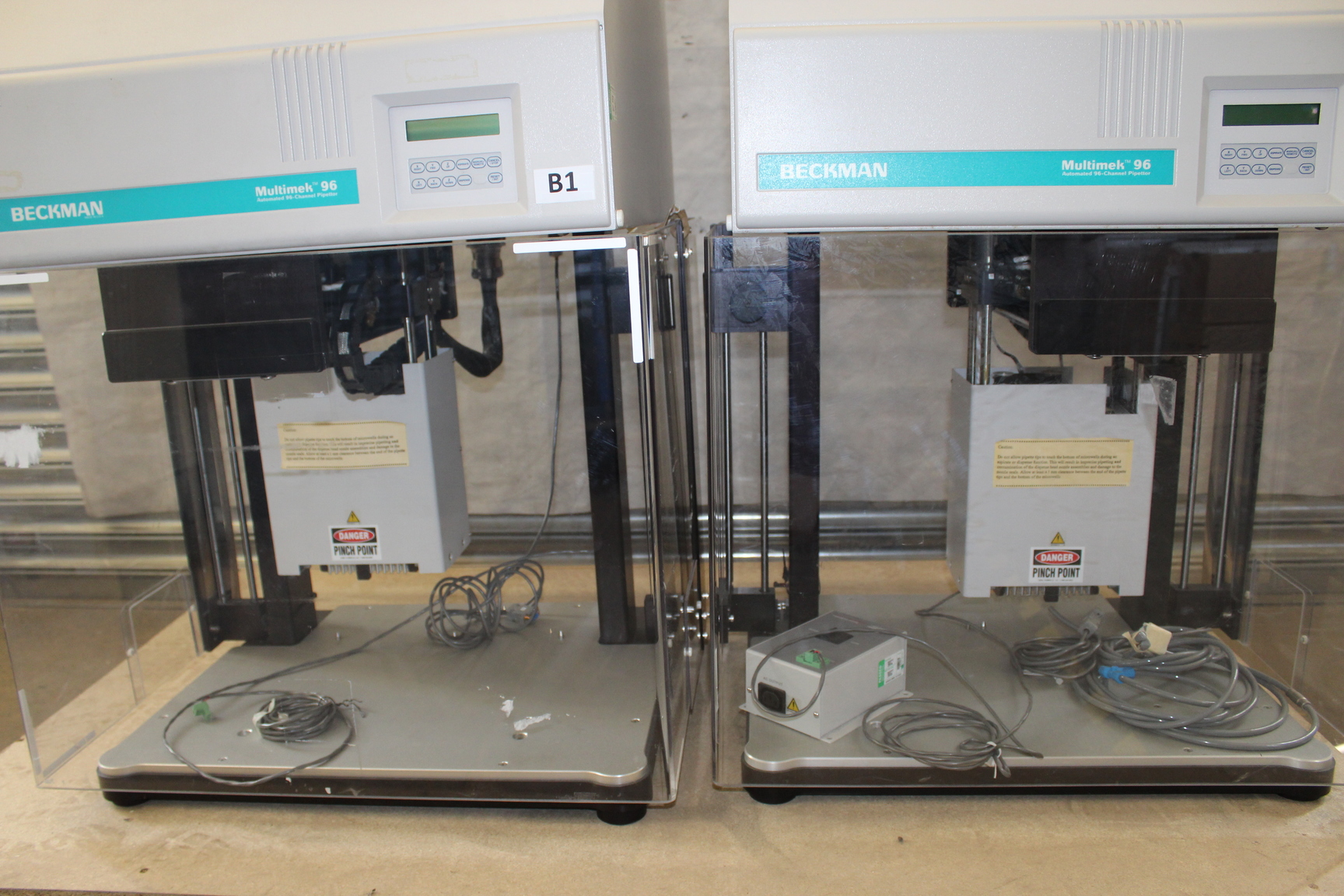 Image of 2 x Beckman Coulter Multimek 96 Automated 96-Channel Pipettors + Accessories