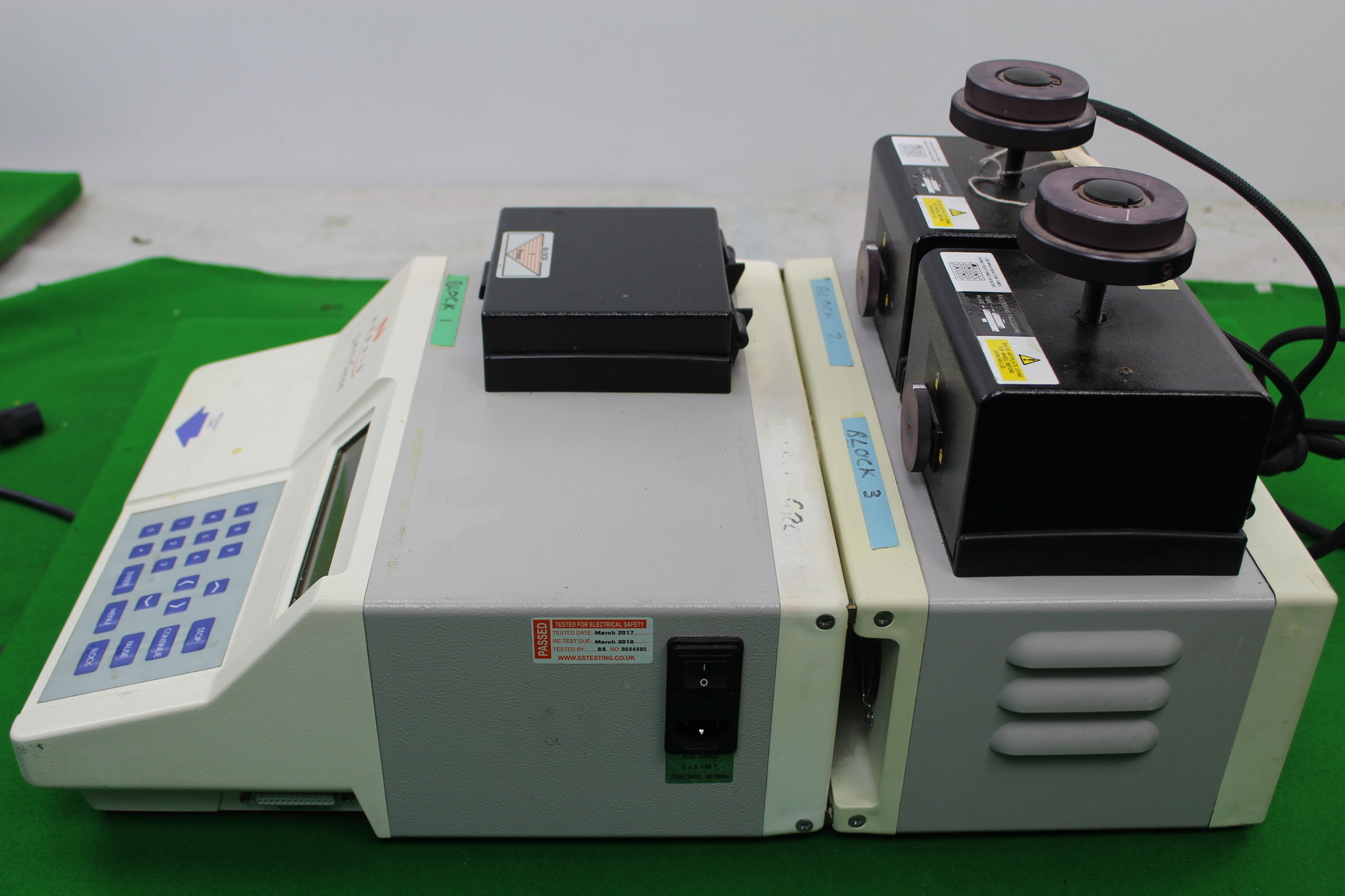 Image of Hybaid OmniGene Thermal Cycler w/ 3 Blocks Lab Equipment
