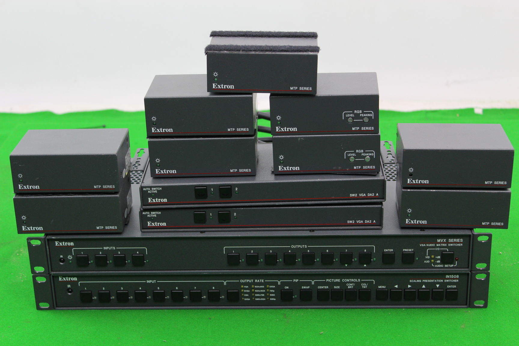 Image of Job Lot Extron MVX Series VGA / Audio Matrix Switcher, IN1508, SW2 VGA DA2 A, MT