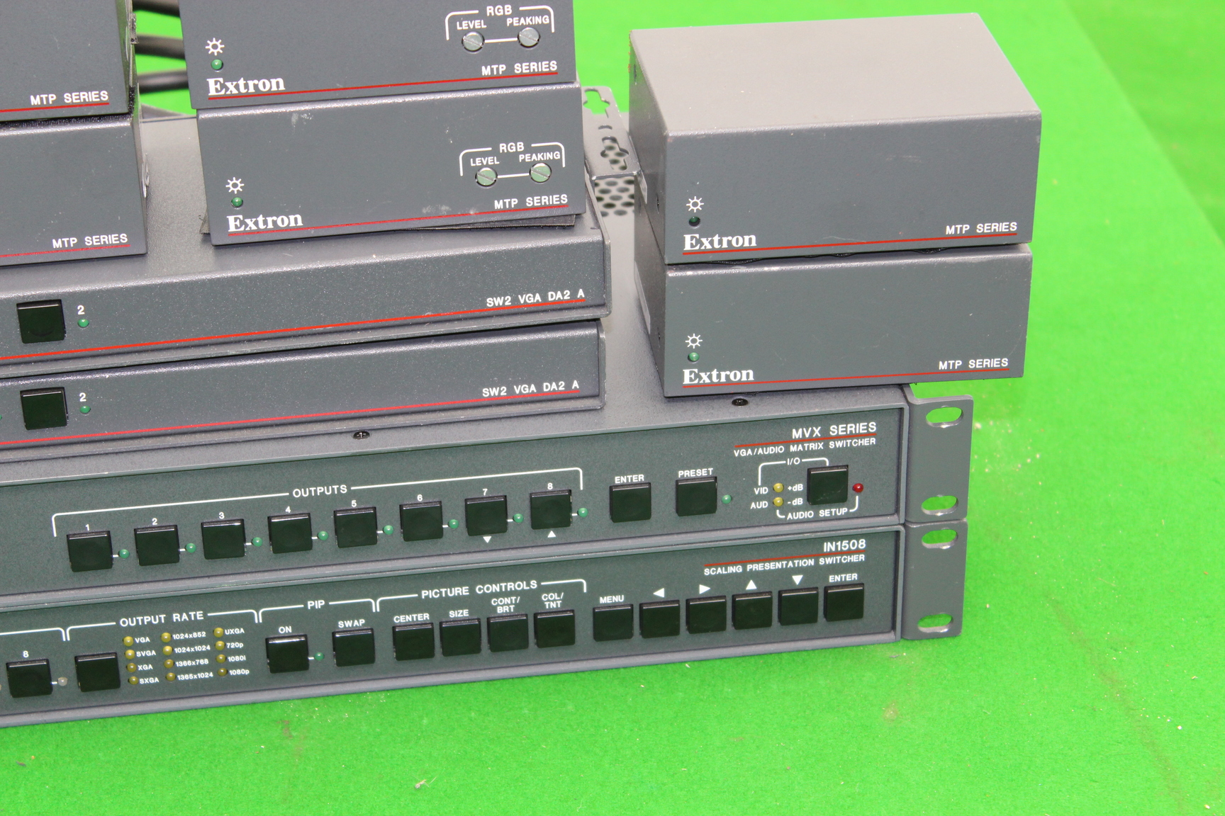 Image of Job Lot Extron MVX Series VGA / Audio Matrix Switcher, IN1508, SW2 VGA DA2 A, MT