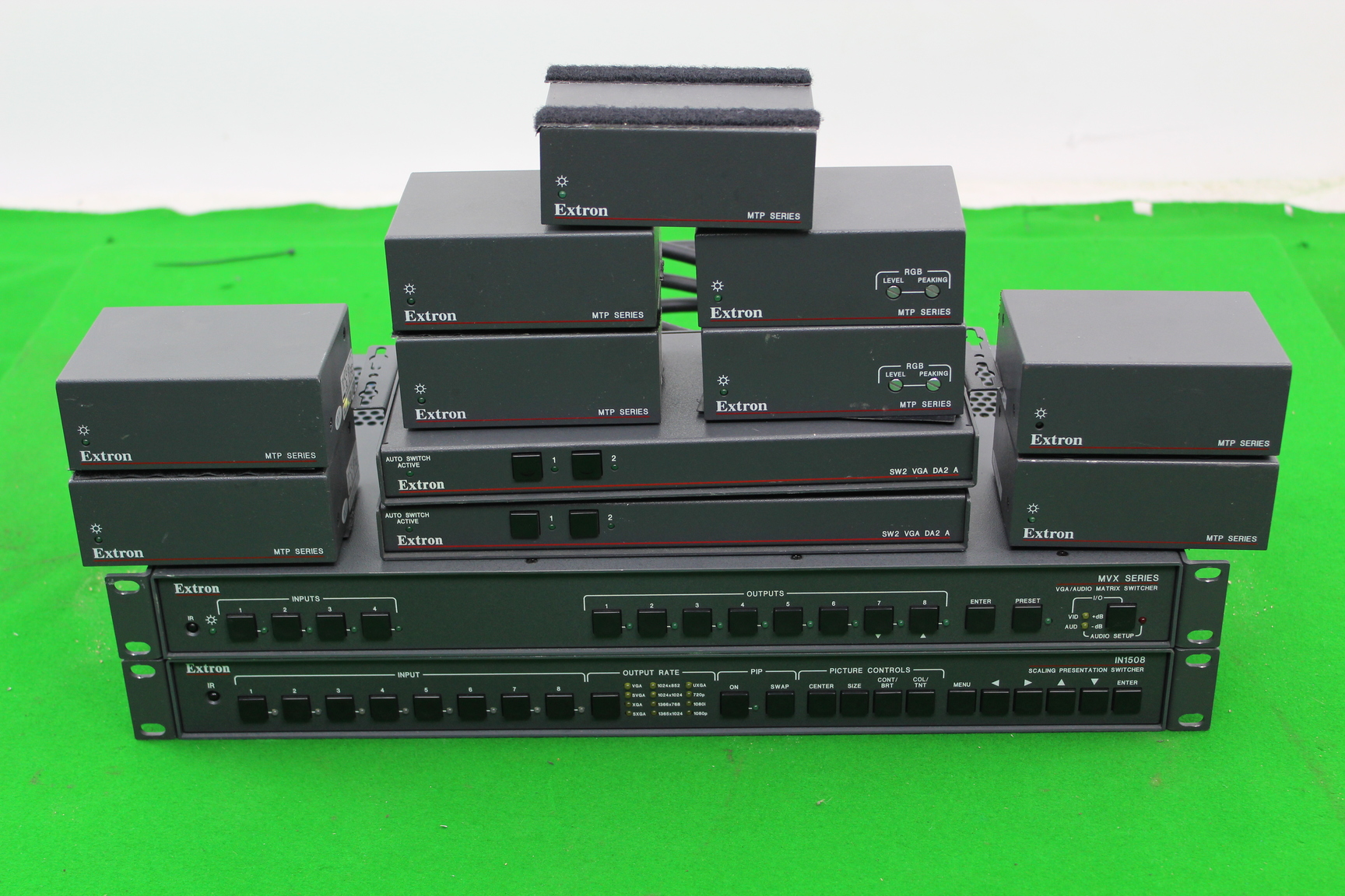 Image of Job Lot Extron MVX Series VGA / Audio Matrix Switcher, IN1508, SW2 VGA DA2 A, MT