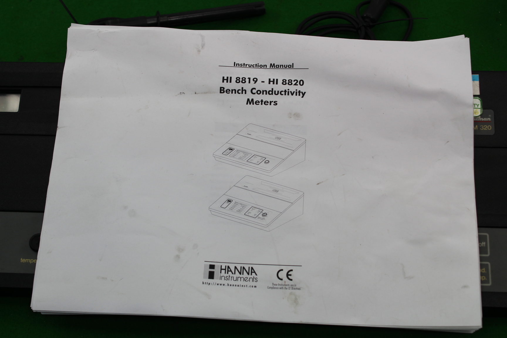 Image of Job Lot of 3 Conductivity Meters Hanna HI8819, Whatman CDM320 Digital + Probes