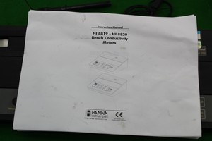 Thumbnail image of Job Lot of 3 Conductivity Meters Hanna HI8819, Whatman CDM320 Digital + Probes