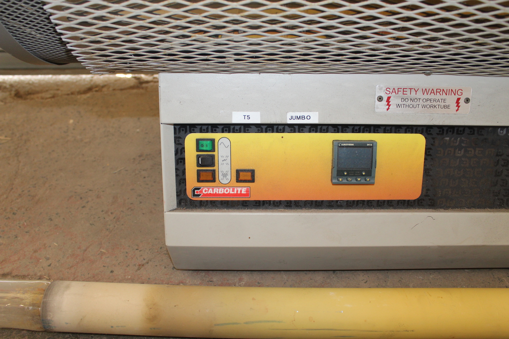 Image of Carbolite Glass Furnace STF 16/450 Maximum Temperature 1600C Glass Lab Oven Heat