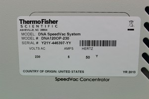 Thumbnail image of Thermo Scientific DNA 120 SpeedVac Concentrator