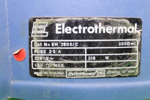 Thumbnail image of Electrothermal Electromantle Heating Mantle - EM3000/C MK4