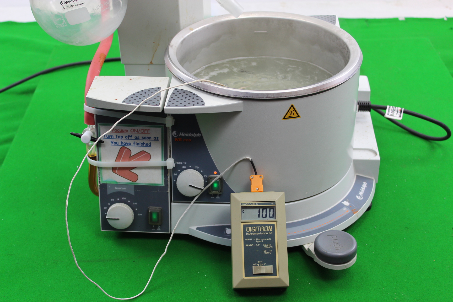 Heidolph Laborota 4000 Rotary Evaporator With Heidolph WB Eco Water Bath Lab