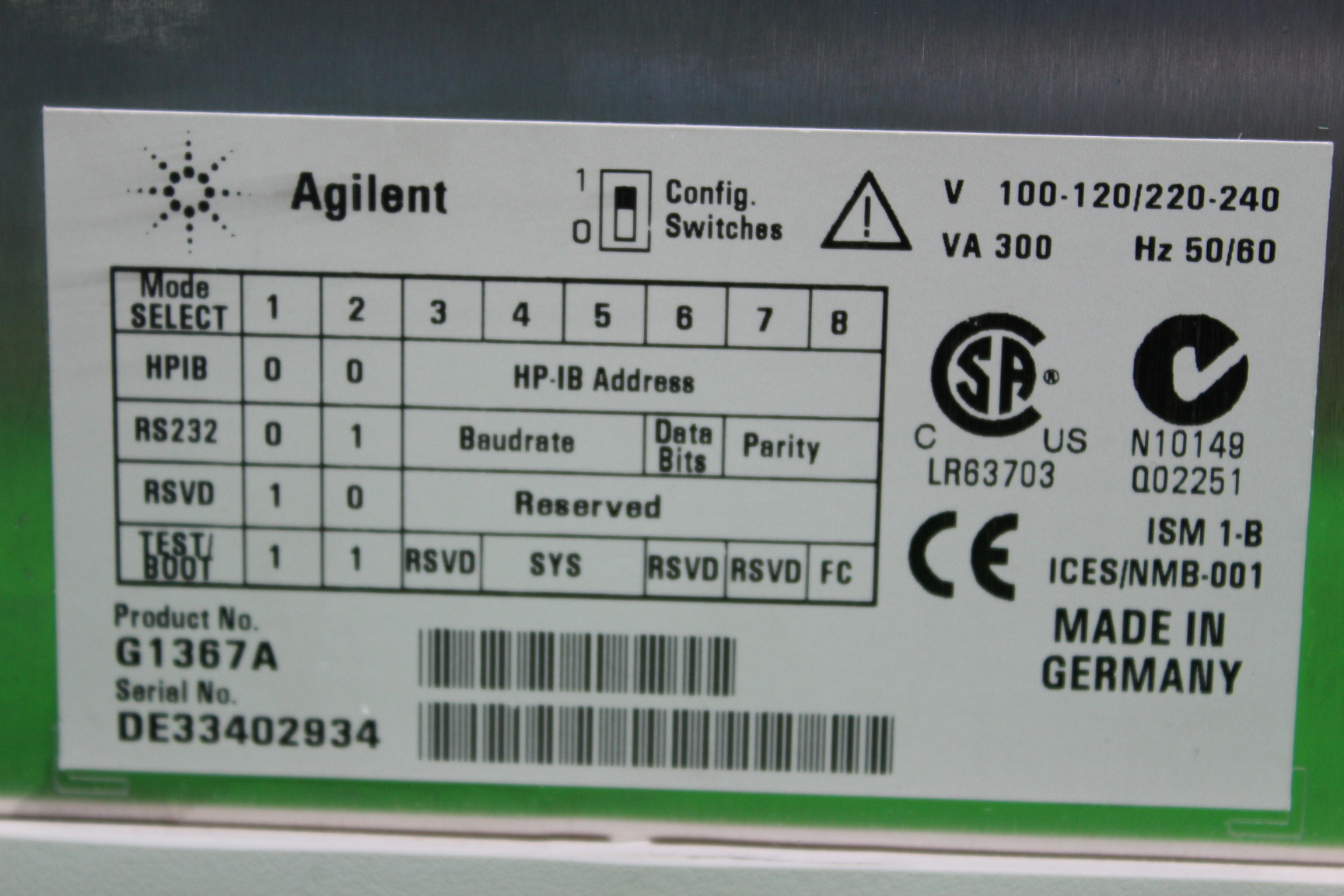 Image of Agilent 1100 Series G1367A Well Plate Auto Sampler WPALS HPLC Spares/Repair