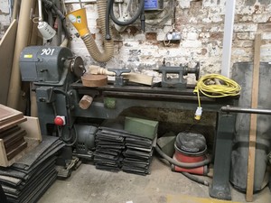 Thumbnail image of A.Cooksley and Co Wood Work Shop Lathe Motor Size ALK2 52" x 62" x 19"