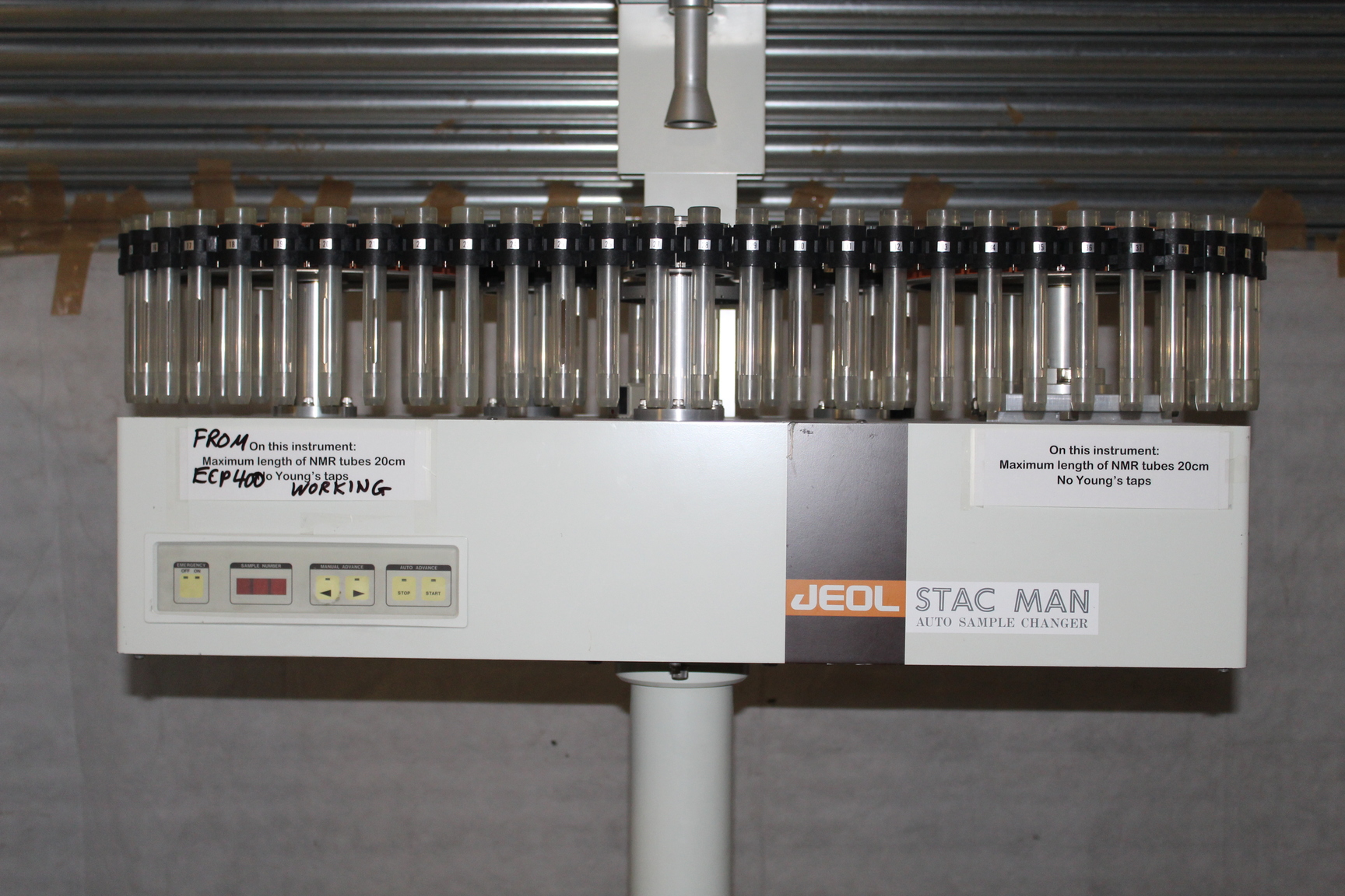 Image of Jeol Stac Man NMR auto sample changer lab equipment autosampler