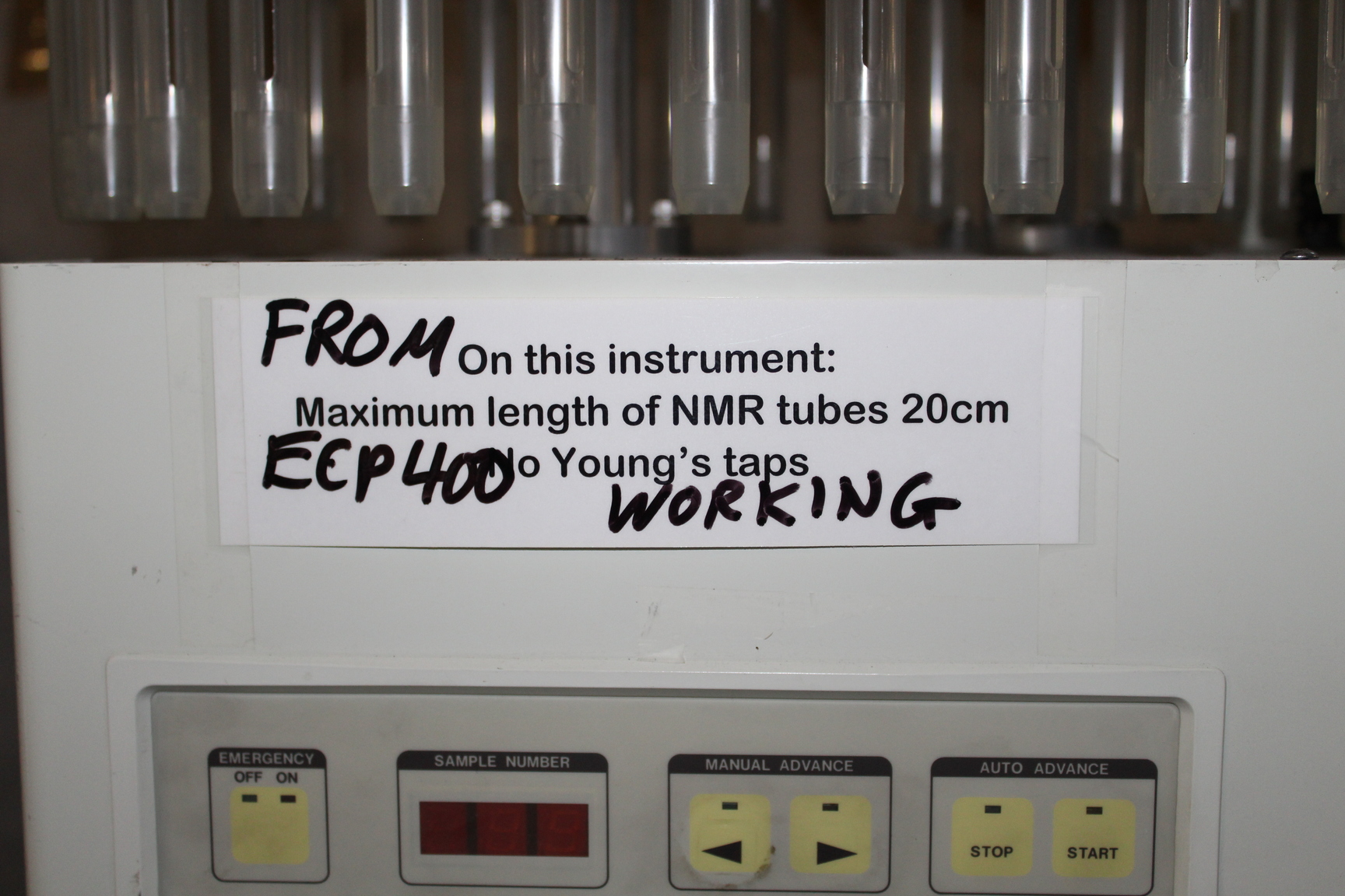 Image of Jeol Stac Man NMR auto sample changer lab equipment autosampler