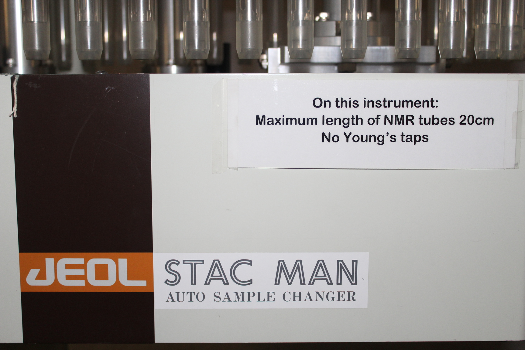Image of Jeol Stac Man NMR auto sample changer lab equipment autosampler