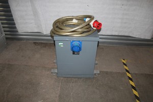 Thumbnail image of Goodyear Transformers 440V to 208V 26kVA 26kW 50Hz three phase transformer power