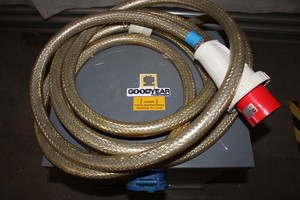 Thumbnail image of Goodyear Transformers 440V to 208V 26kVA 26kW 50Hz three phase transformer power