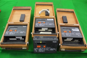 Thumbnail image of Job Lot of 4 Grant Squirrel Meter / Logger Faulty Spares Repair in Wooden Cases