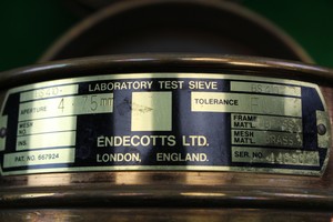 Thumbnail image of Job Lot 18 Endecotts Brass Laboratory Test Sieves Various Sizes Great Condition