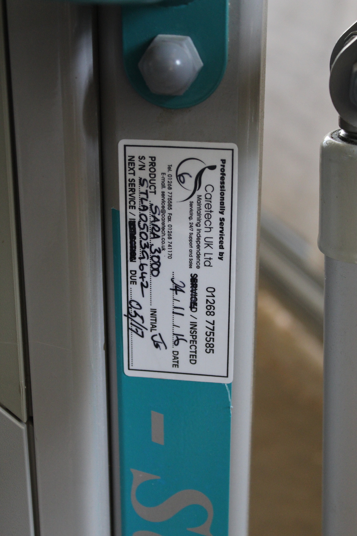 Image of Arjo Huintleigh Sara 3000 Hoist Standing & Raising Mobility Aid Spares Repair