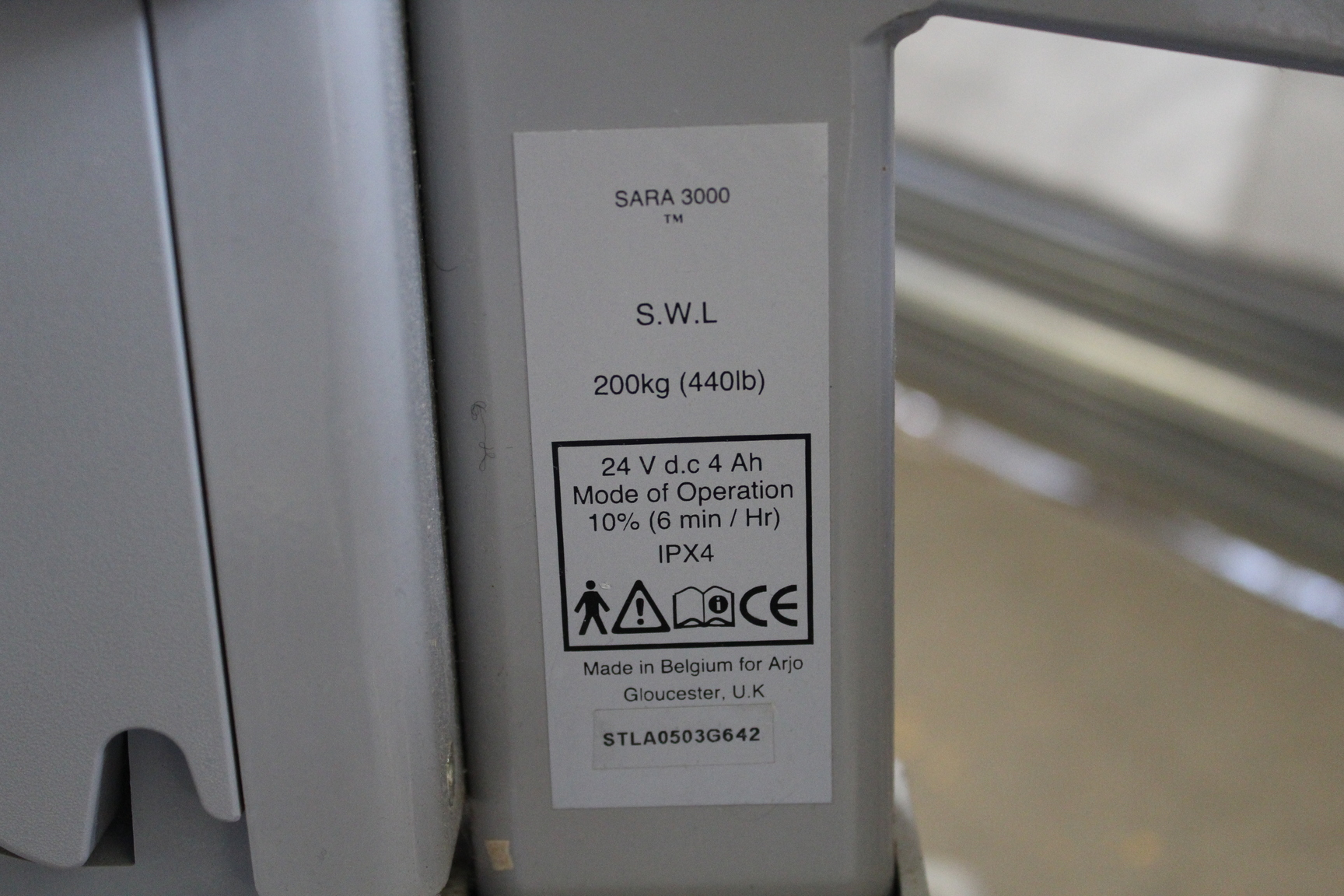 Image of Arjo Huintleigh Sara 3000 Hoist Standing & Raising Mobility Aid Spares Repair
