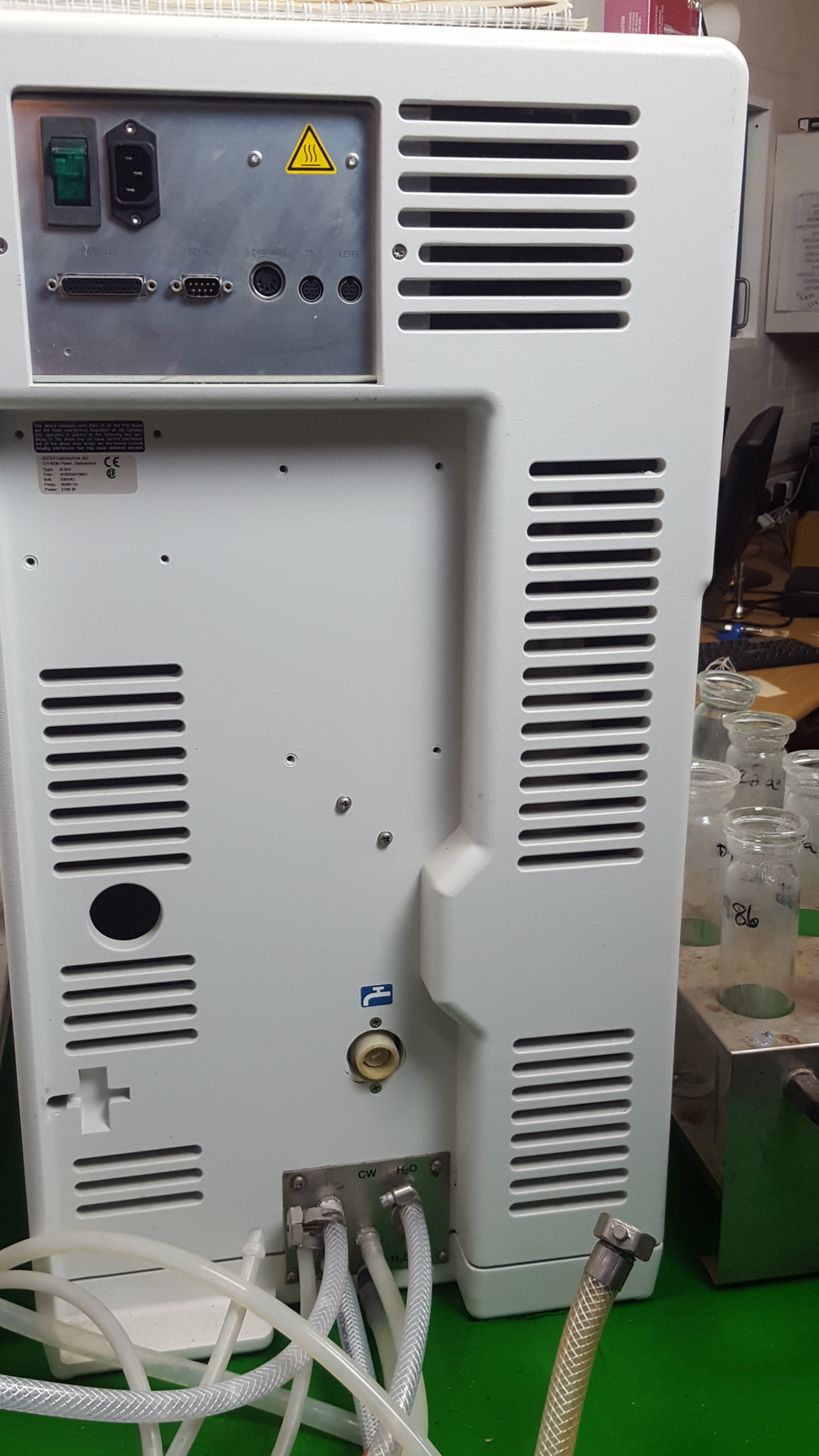 Image of Buchi Water Distillation Unit B-324 W/ Glassware, Instruction Manuals Lab  