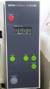 Thumbnail image of Buchi Water Distillation Unit K-350 With Buchi Glassware, Instructions Titration