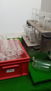Thumbnail image of Buchi Water Distillation Unit K-350 With Buchi Glassware, Instructions Titration