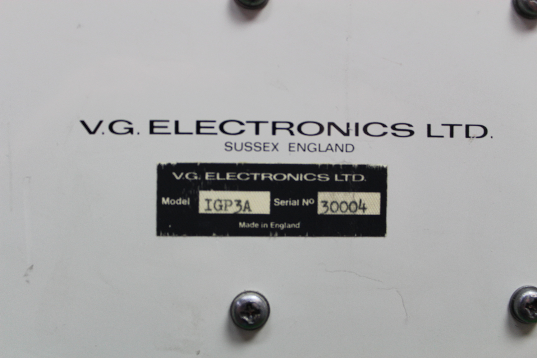 Image of VG Electronics Pirani-ion Gauge Control Model IGP3A