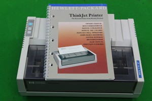 Thumbnail image of Hewlett-Packard ThinkJet Printer Model 2225AU +Original HP 0225-90031 Manual