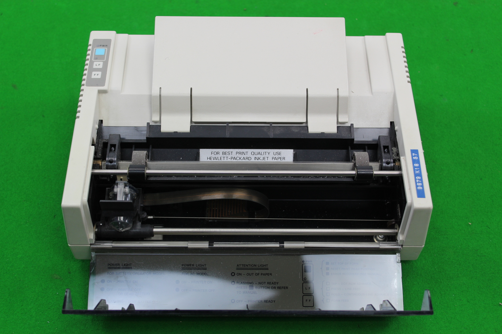 Image of Hewlett-Packard ThinkJet Printer Model 2225AU +Original HP 0225-90031 Manual