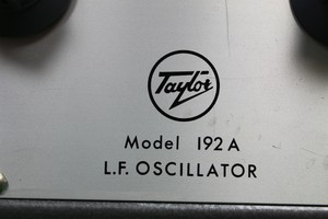 Thumbnail image of Vintage Taylor Electrical Instruments Ltd L F Oscillator Model 192 A 