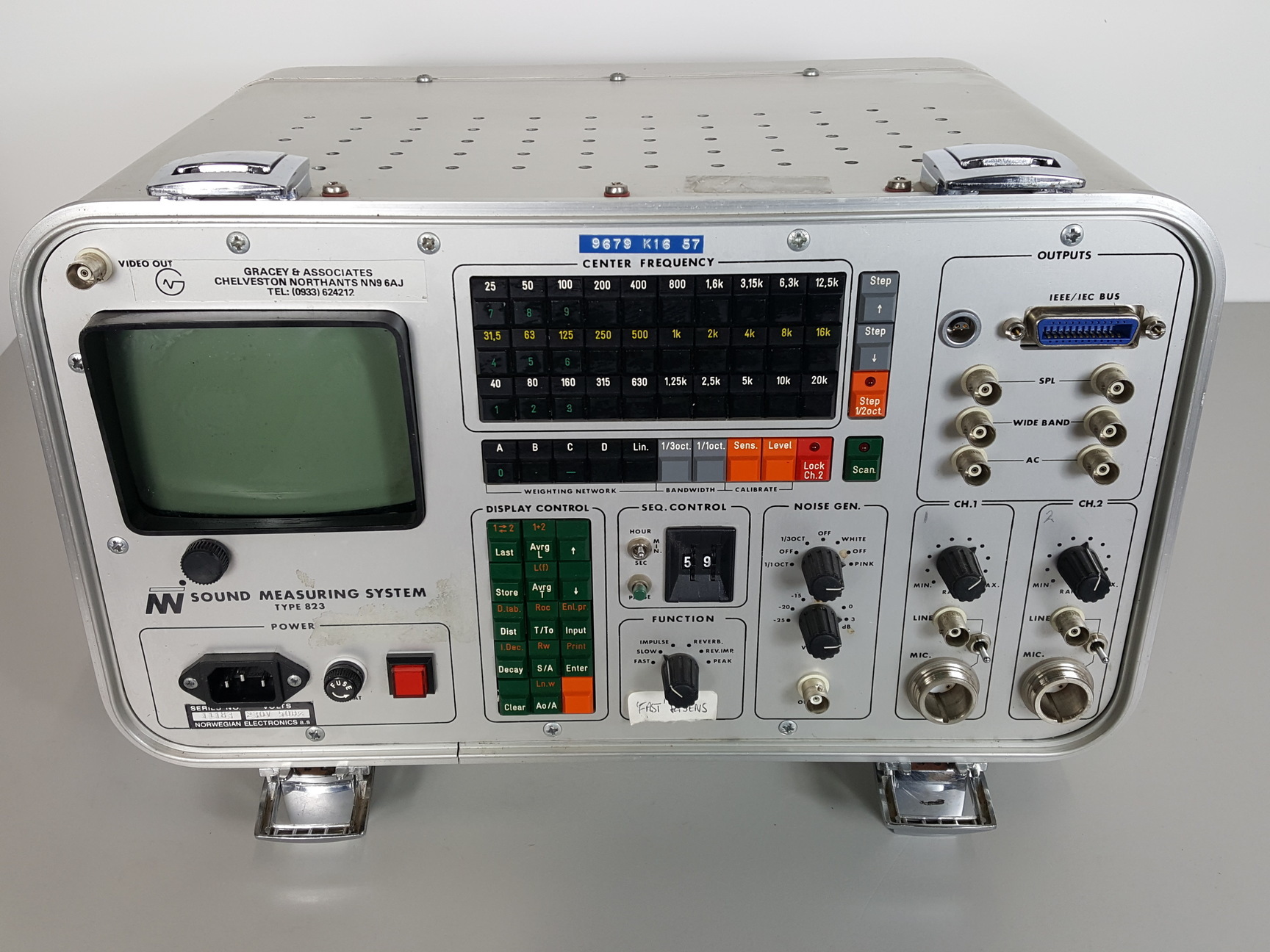 Image of NW Dual Channel Sound Measuring System Type 823 Spares or Repairs Lab